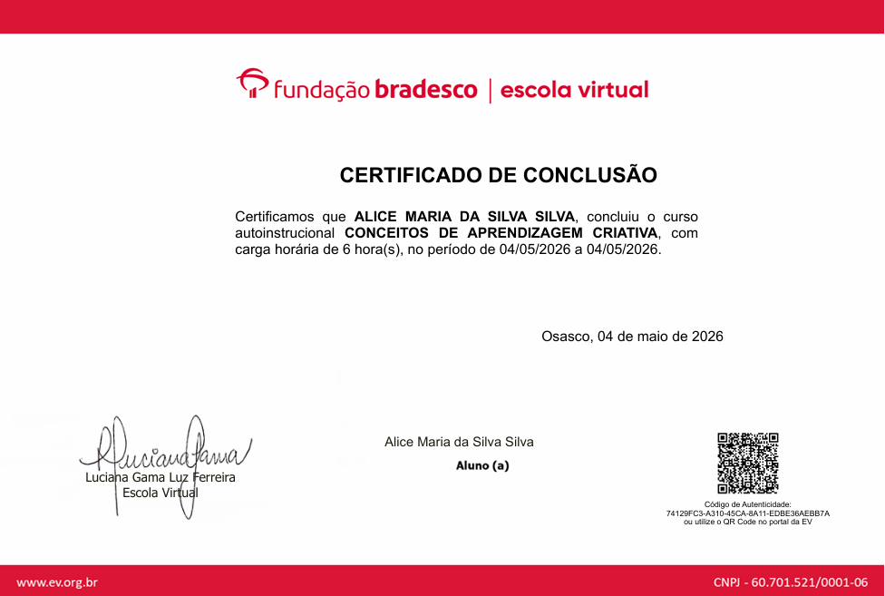 Aprendizagem Criativa